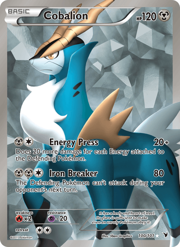 Cobalion 100/101 Noble Victories English Pokémon card