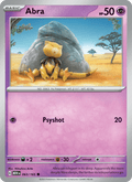 Abra 63/165 151 English Pokémon card