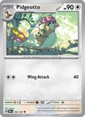 Pidgeotto 163/197 Obsidian Flames English Pokémon card