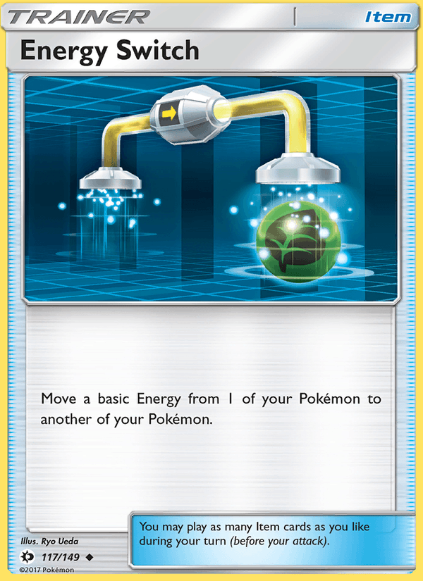 Energy Switch 117/149 Sun & Moon Base Set English Pokémon card