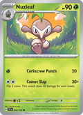 Nuzleaf 4/162 Temporal Forces English Pokémon card