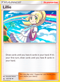 Lillie 125/156 Ultra Prism English Pokémon card