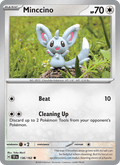 Minccino 136/162 Temporal Forces English Pokémon card