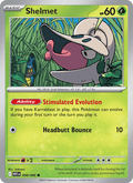 Shelmet 8/86 White Flare English Pokémon card