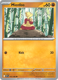 Mienfoo 52/86 White Flare English Pokémon card