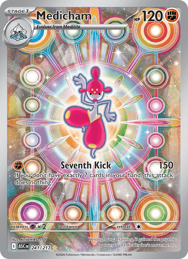 Medicham 241/217 Ascended Heroes English Pokémon card