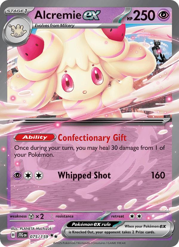 Alcremie ex 75/159 Journey Together English Pokémon card