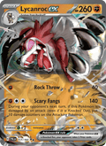 Lycanroc ex 117/193 Paldea Evolved English Pokémon card