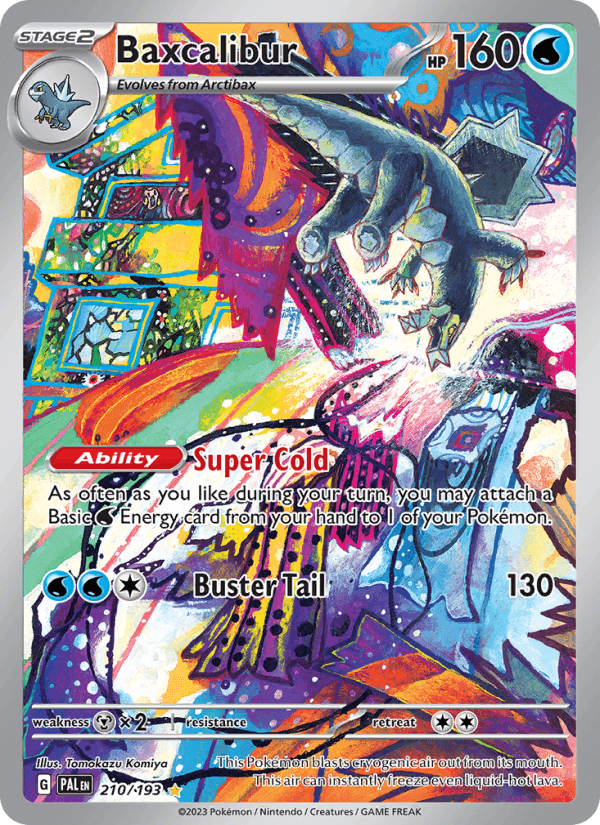 Baxcalibur 210/193 Paldea Evolved English Pokémon card