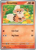 Growlithe 27/182 Destined Rivals English Pokémon card