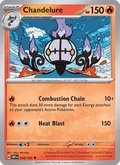 Chandelure 38/197 Obsidian Flames English Pokémon card