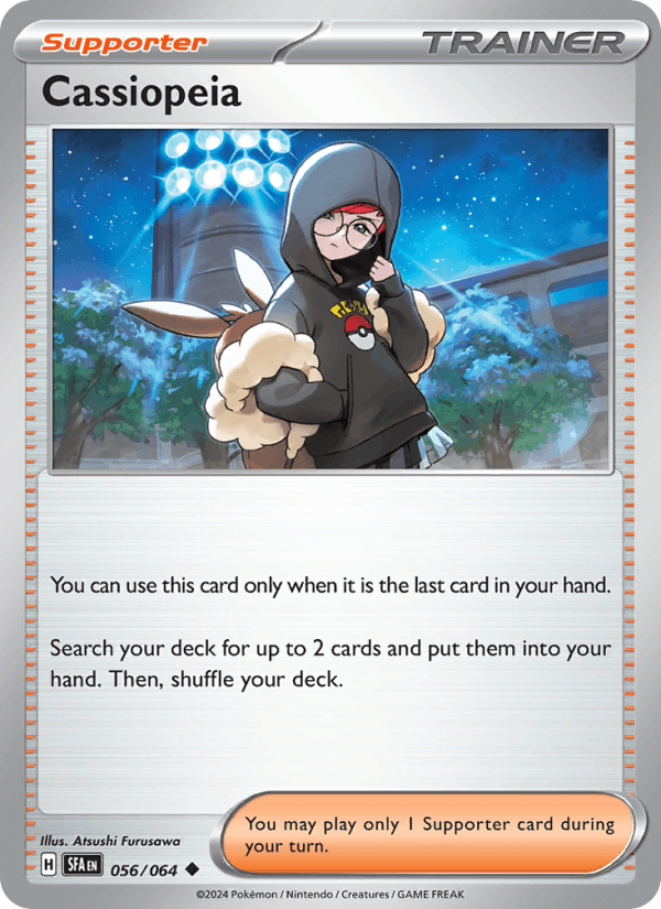 Cassiopeia 56/64 Shrouded Fable English Pokémon card