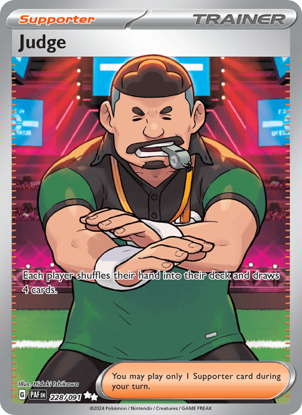 Judge 228/91 Paldean Fates English Pokémon card