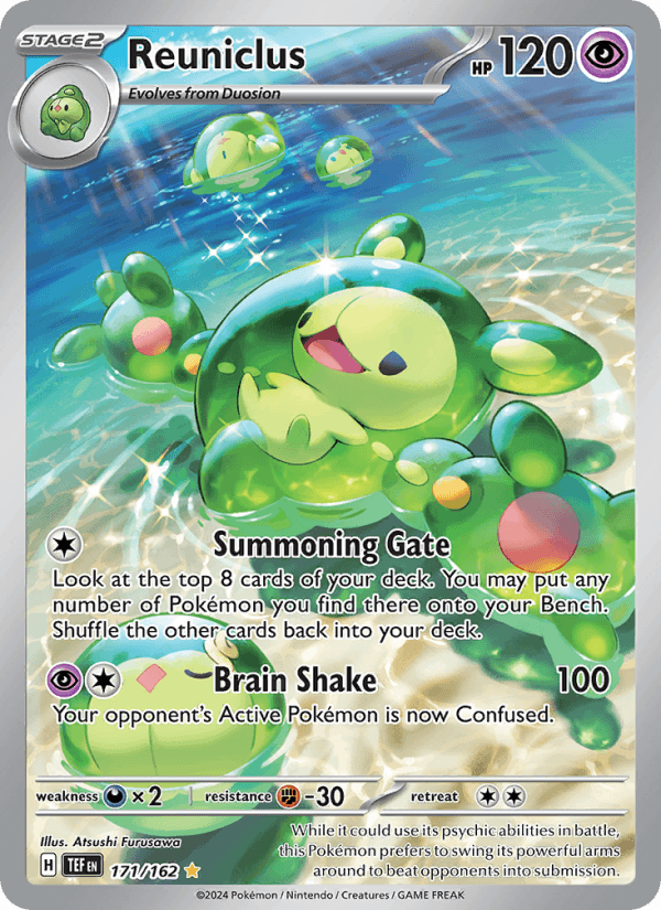 Reuniclus 171/162 Temporal Forces English Pokémon card