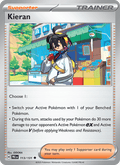 Kieran 113/131 Prismatic Evolutions English Pokémon card