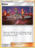 Kiawe 116/147 Burning Shadows English Pokémon card