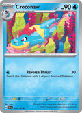 Croconaw 40/162 Temporal Forces English Pokémon card
