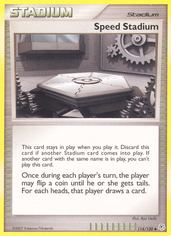 Speed Stadium 114/130 Diamond & Pearl English Pokémon card