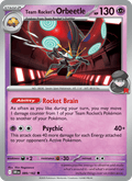 Team Rocket's Orbeetle 89/182 Destined Rivals English Pokémon card