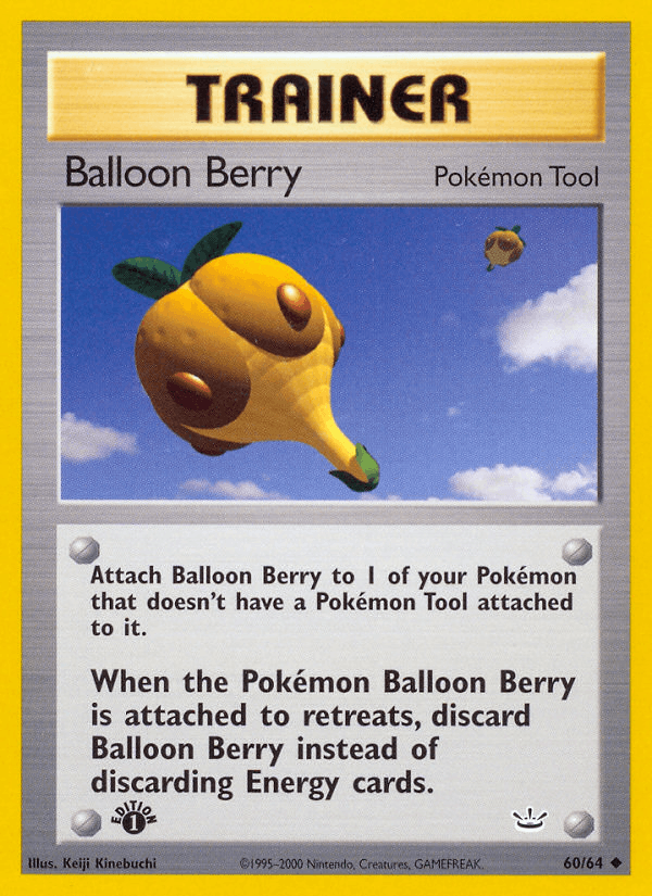 Balloon Berry 60 Neo Revelation English Pokemon card