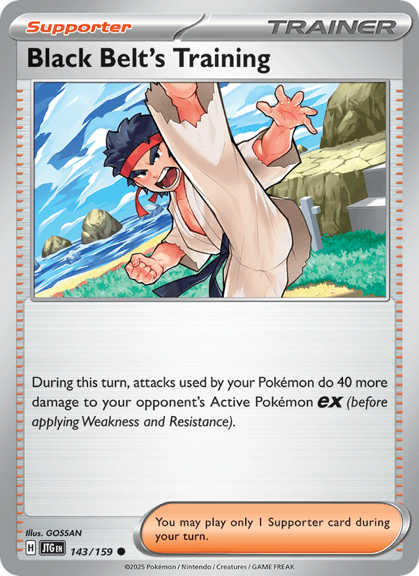 Black Belt's Training 143/159 Journey Together English Pokémon card