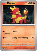 Magmar 9/91 Paldean Fates English Pokémon card