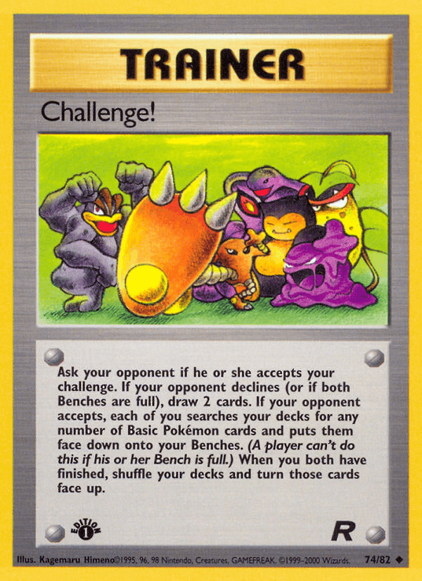 Challenge! 74/82 Team Rocket English Pokémon card