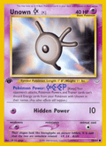 Unown [K] 58 Neo Revelation English Pokemon card