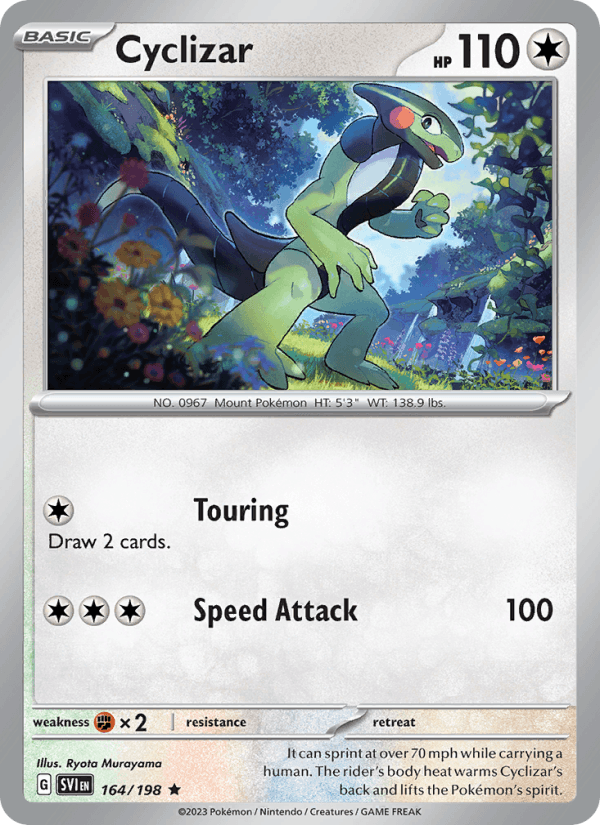 Cyclizar 164/198 Scarlet & Violet English Pokémon card