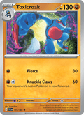 Toxicroak 115/193 Paldea Evolved English Pokémon card