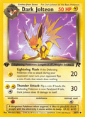 Dark Jolteon 38/82 Team Rocket English Pokémon card