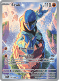 Sawk 130/86 White Flare English Pokémon card