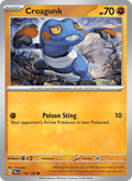 Croagunk 114/193 Paldea Evolved English Pokémon card