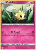 Cutiefly 92/149 Sun & Moon Base Set English Pokémon card