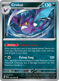 Crobat 29/64 Shrouded Fable English Pokémon card