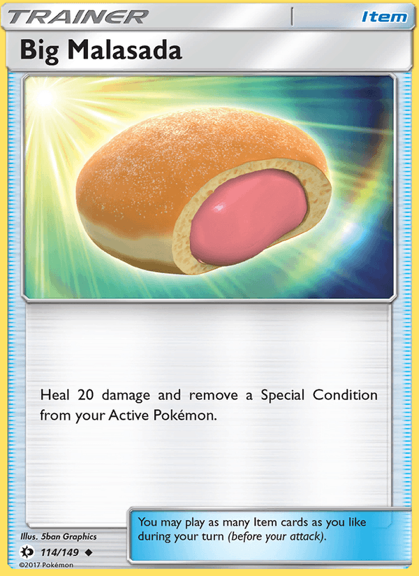 Big Malasada 114/149 Sun & Moon Base Set English Pokémon card