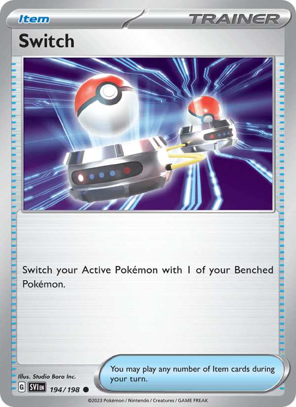 Switch 194/198 Scarlet & Violet English Pokémon card