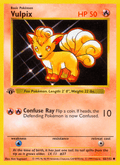Vulpix 68/102 Base Set English Pokémon card