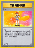 Lass 75/102 Base Set English Pokémon card
