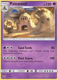 Palossand 62/147 Burning Shadows English Pokémon card