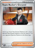 Team Rocket's Giovanni 174/182 Destined Rivals English Pokémon card