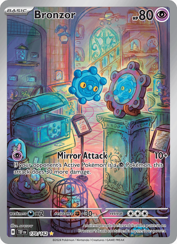 Bronzor 170/162 Temporal Forces English Pokémon card