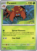 Parasect 47/165 151 English Pokémon card