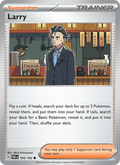 Larry 165/182 Paradox Rift English Pokémon card