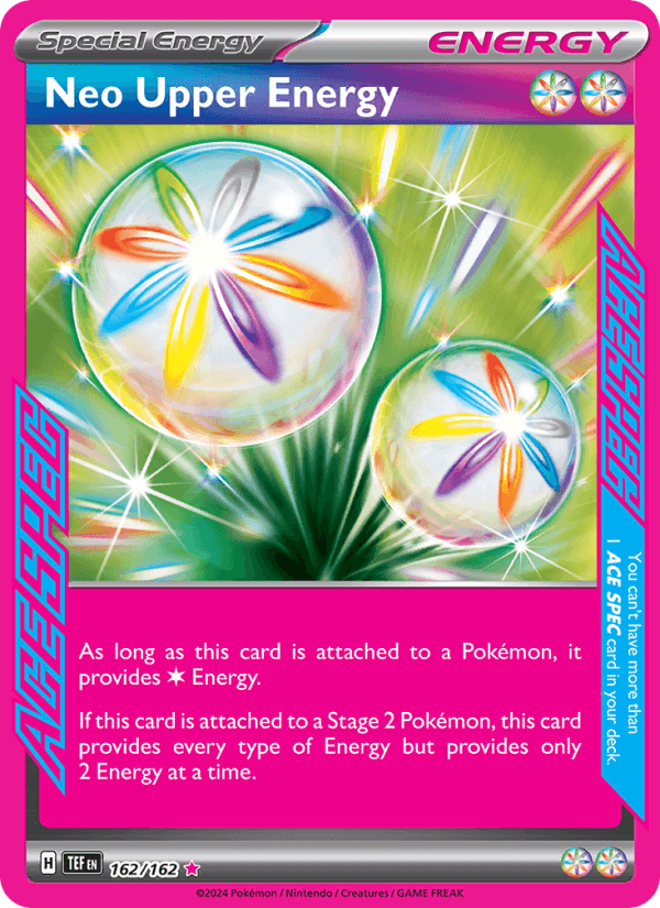 Neo Upper Energy 162/162 Temporal Forces English Pokémon card
