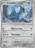 Cobalion 66/86 Black Bolt English Pokémon card