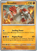 Groudon 49/131 Prismatic Evolutions English Pokémon card