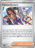 Paldean Student 86/91 Paldean Fates English Pokémon card