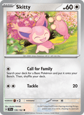 Skitty 130/162 Temporal Forces English Pokémon card