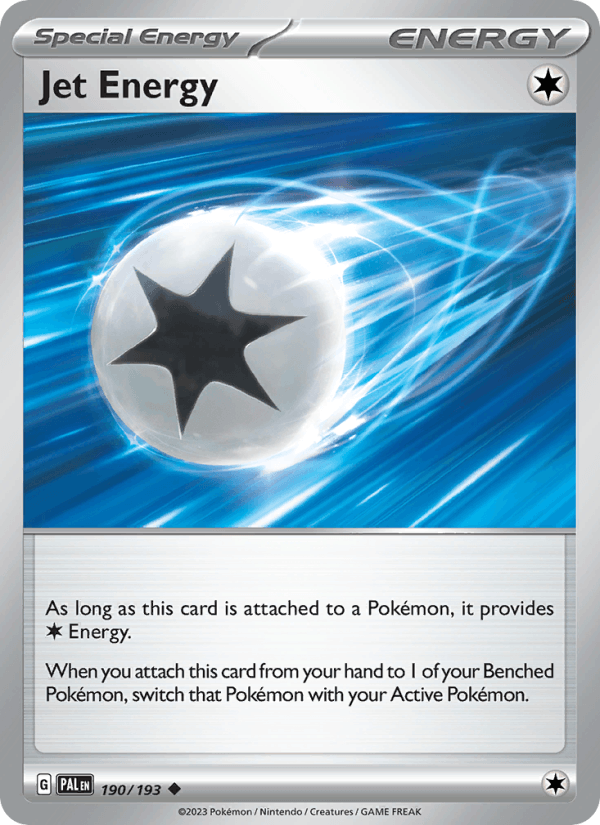 Jet Energy 190/193 Paldea Evolved English Pokémon card
